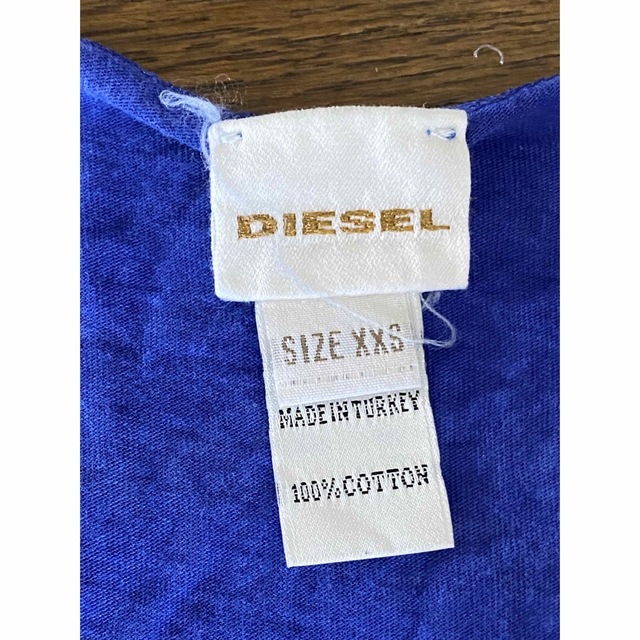 DIESEL(ディーゼル)のディーゼル　diesel  Tシャツ　ロゴTシャツ　青　ブルー レディースのトップス(Tシャツ(半袖/袖なし))の商品写真