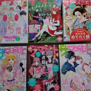 少女漫画6冊セットです。「デザート2019年」「ザマーガレット