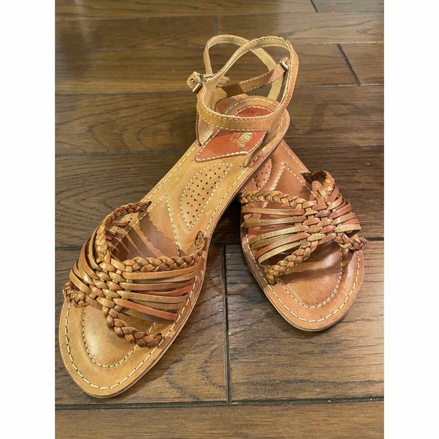70’s ヴィンテージ Coaster’s  Leather  サンダル　本革 レディースの靴/シューズ(サンダル)の商品写真