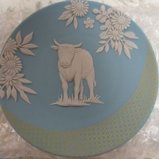 ウェッジウッド(WEDGWOOD)のウェッジウッド　イヤープレート　干支プレート　2021　丑　ウシ(その他)