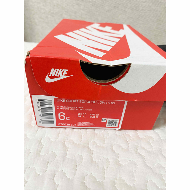 NIKE ナイキ コートバーロウ 12cm キッズ/ベビー/マタニティのベビー靴/シューズ(~14cm)(スニーカー)の商品写真