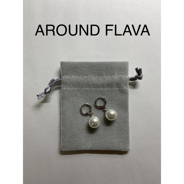 再値下げ】AROUND FLAVA パールピアス【付属品付き】の通販 by さり