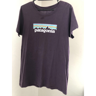 パタゴニア(patagonia)のパタゴニアプリントロゴTシャツ（海外Sサイズ）(Tシャツ(半袖/袖なし))