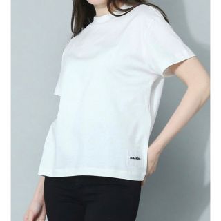 Jil Sander - JIL SANDER ロゴパッチ ボーダーTシャツ XSの通販|ラクマ