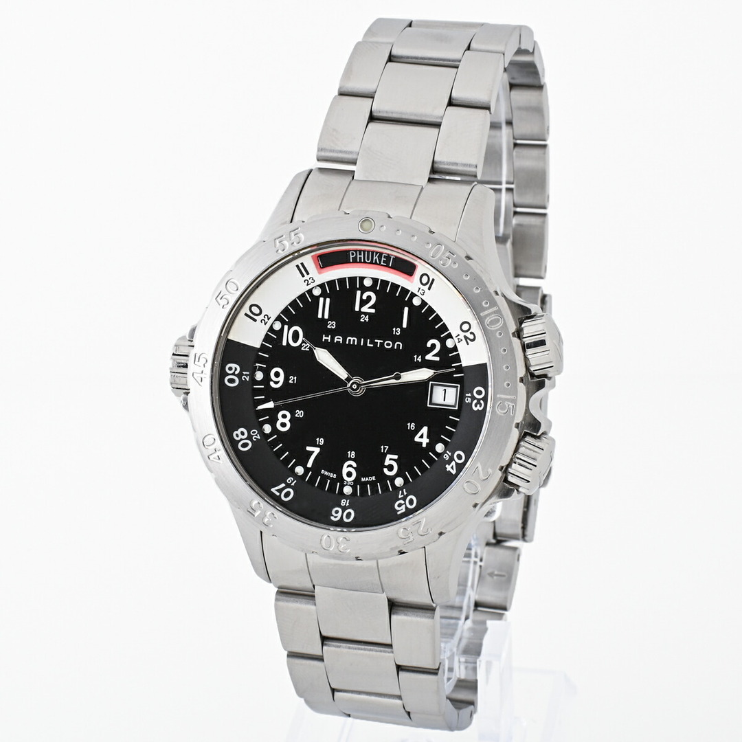 ハミルトン カーキ ネイビーサブ GMT e-151735