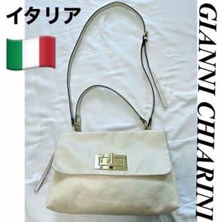 ジャンニキャリーニ(GIANNI CHIARINI)のイタリアブランド大容量 2wayバッグ ショルダーバッグ 本革 牛革 (ショルダーバッグ)