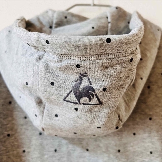 le coq sportif(ルコックスポルティフ)の美品【ルコック】メンズ スウェットパーカー ☆ドット柄☆XL☆後ろポケット メンズのトップス(パーカー)の商品写真