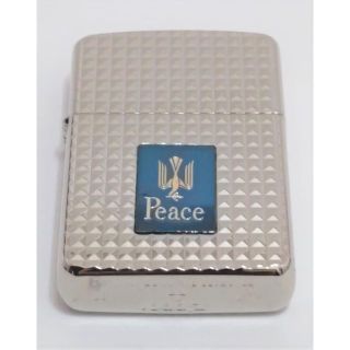 ZIPPO - 希少 zippo×ピース ダイヤカット アーマー 限定品 2007年製の