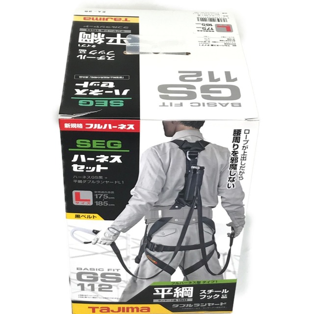 ファッションの通販 ▽▽TAJIMA タジマ TAJIMA A1GSLFR-WL1BK ハーネスGS112 Lサイズ インテリア/住まい/日用品 