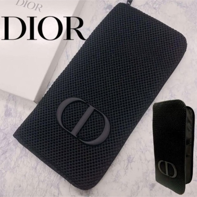 Dior(ディオール)の【新品未使用】希少 Dior メイクブラシケース ポーチ ロゴ ノベルティー レディースのファッション小物(ポーチ)の商品写真