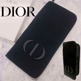 ディオール(Dior)の【新品未使用】希少 Dior メイクブラシケース ポーチ ロゴ ノベルティー(ポーチ)