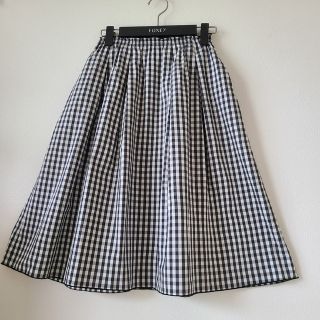 品質のいい 新品!定価5万 近年モデル ネイビー スカート ギンガム