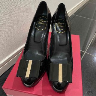 Roger Vivier ロジェヴィヴィエ リボンパンプス-