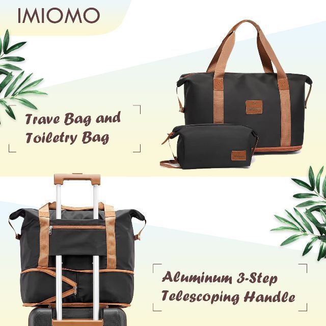 色: Black】imiomo スーツケース キャリーバッグ キャリーケース