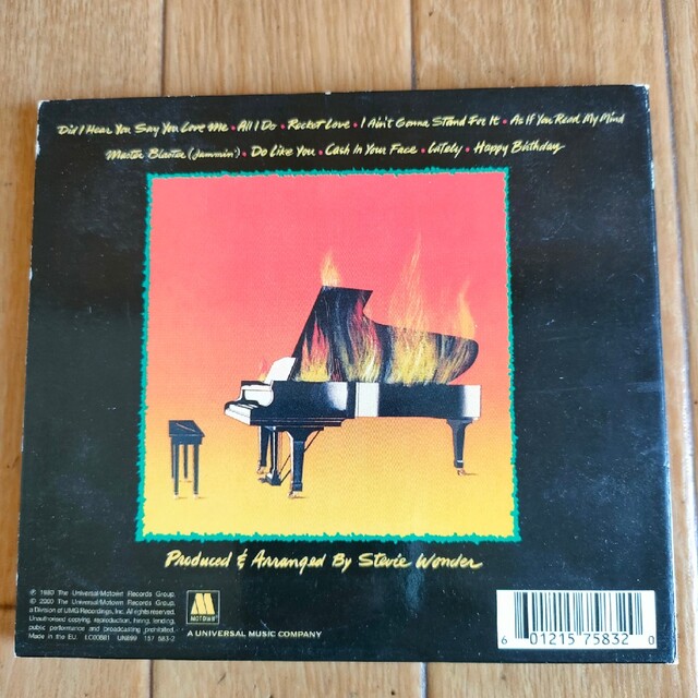 リマスター EU盤 デジパック スティーヴィーワンダー ホッター・ザン・ジュライ エンタメ/ホビーのCD(R&B/ソウル)の商品写真