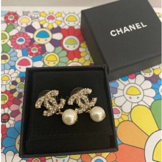 CHANEL - 極美品CHANEL シャネル ピアス ココマーク パールピアスの