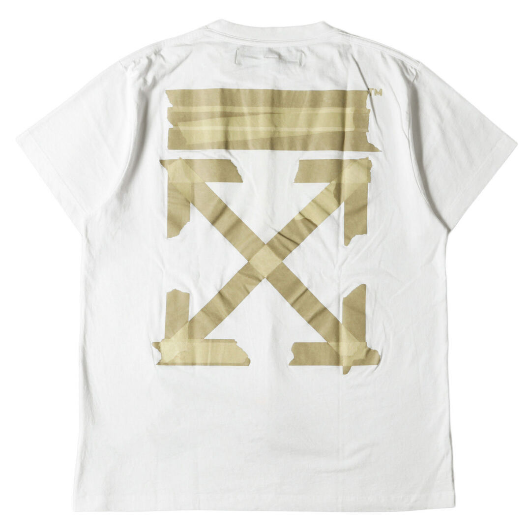 OFF-WHITE オフホワイト Tシャツ サイズ:XXS テープ アロー クルーネック オーバーサイズTシャツ TAPE ARROWS OVER S/S TEE 20SS ホワイト 白 トップス カットソー 半袖 【メンズ】