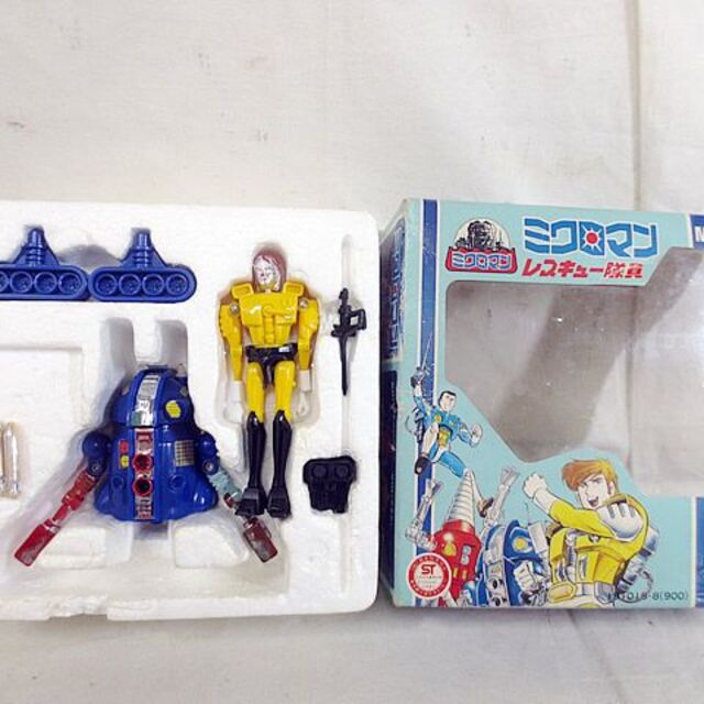 美品 タカラ ミクロマン レスキュー隊員 サーボマン デイター アダム M262