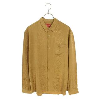 シュプリーム(Supreme)のシュプリーム  20SS  Snakeskin Jacquard Shirt パイソンジャガード長袖シャツ メンズ XL(シャツ)