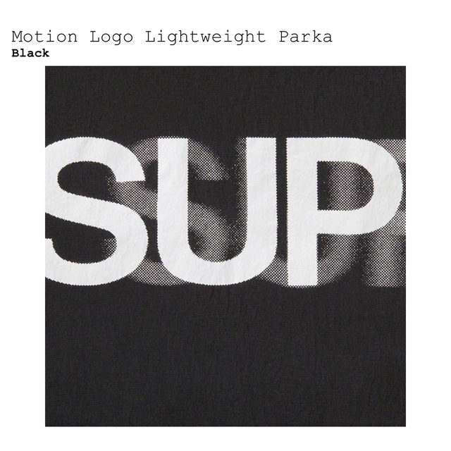 Supreme Motion Logo Lightweight Parka M