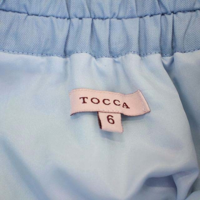 TOCCA(トッカ)のトッカ BLOOMING FLOWER フレアスカート ひざ丈 花柄 6 青 レディースのスカート(ひざ丈スカート)の商品写真