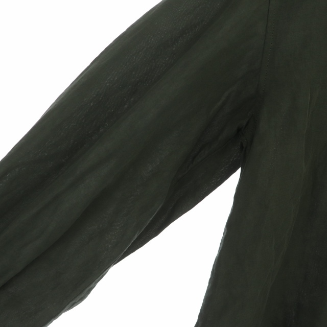 IENA - イエナ 23SS Cotton Ramieギャザーブラウス 長袖 深緑の通販 by