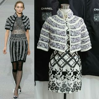 シャネル(CHANEL)のシャネル❤️可愛いボタン❤️ボレロ・ジャケット❤️(ノーカラージャケット)