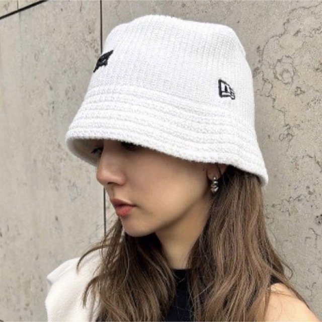 SNIDEL(スナイデル)のスナイデル 【SNIDEL|NEW ERA®】コラボニットバケットハット  レディースの帽子(ハット)の商品写真