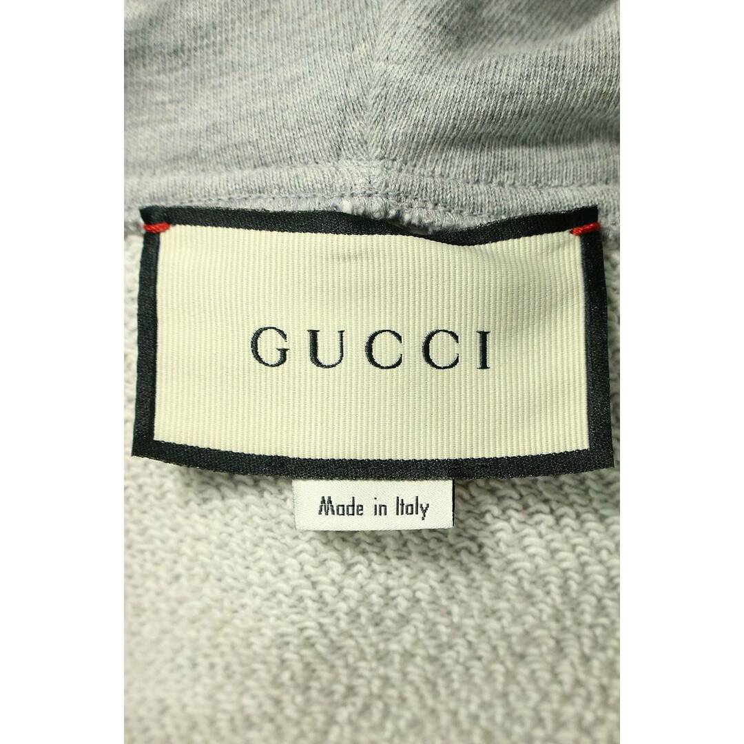 Gucci(グッチ)のグッチ  20SS  604974 XJB1D ロゴプリントプルオーバーパーカー メンズ M メンズのトップス(パーカー)の商品写真