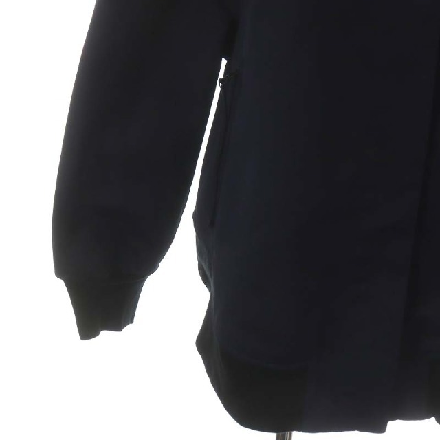 エンフォルド 20AW ヘビーサテン フレアAラインブルゾン 36 S 紺 | www