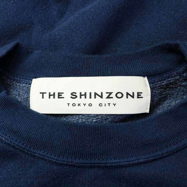 Shinzone(シンゾーン)のShinzone スウェット トレーナー クルーネック プルオーバー F 紺 レディースのトップス(トレーナー/スウェット)の商品写真