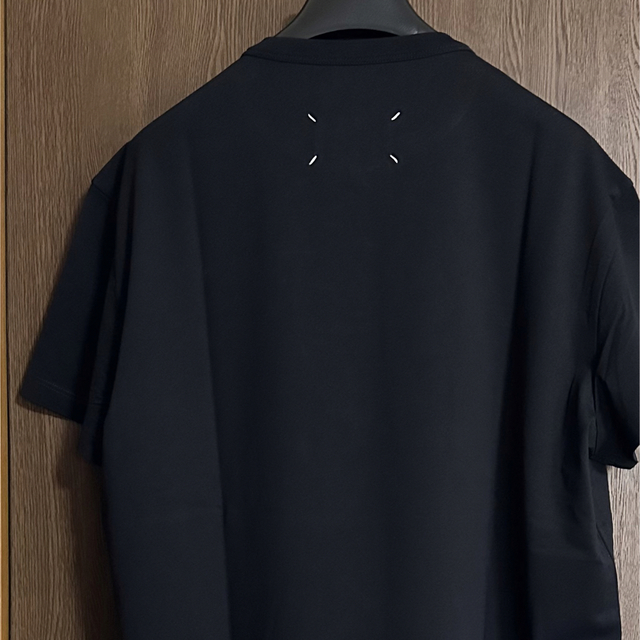 黒S新品 メゾン マルジェラ リバースロゴ Tシャツ 半袖 オール ブラック