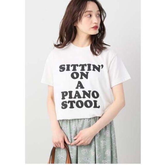 JOURNAL STANDARD relume(ジャーナルスタンダードレリューム)の 白　JOURNAL STANDARD relume Tシャツ  TCテンジク  レディースのトップス(Tシャツ(半袖/袖なし))の商品写真