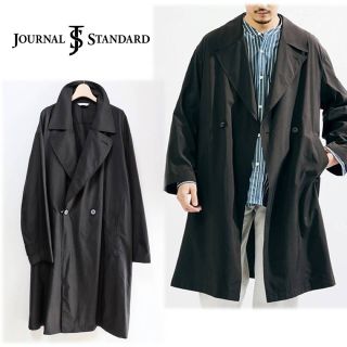 【美品】ジャーナルスタンダード ステンカラーコート ライナー付き ブラック