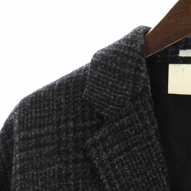 N.HOOLYWOOD Harris Tweed チェスターコート 38 M 黒 - その他