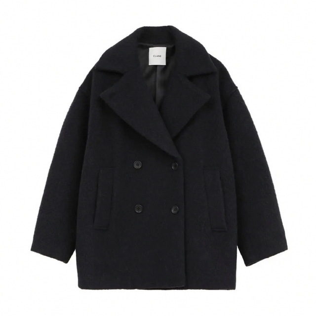 CLANE(クラネ)のCLANE OVER LINE DOUBLE COAT レディースのジャケット/アウター(ピーコート)の商品写真