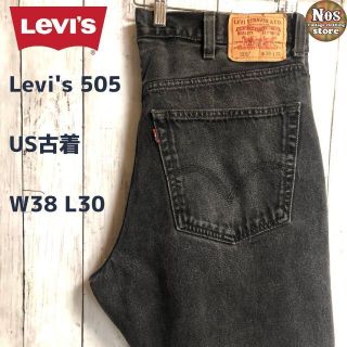 リーバイス(Levi's)の【USA古着】リーバイス505 レギュラーフィットデニム ブラック363(デニム/ジーンズ)