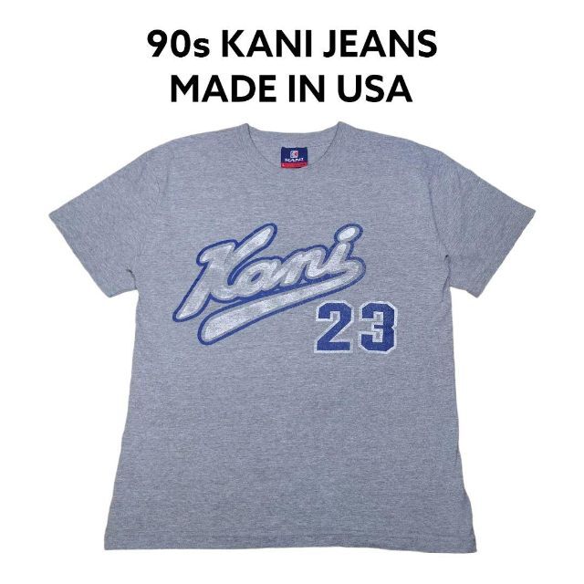 USA製　90s KANI JEANS　ビッグプリント　Tシャツ