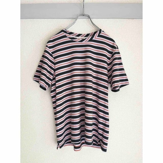 Marni(マルニ)のMARNI ボーダー半袖Tシャツ クルーネック コットン グリーン ピンク L レディースのトップス(Tシャツ(半袖/袖なし))の商品写真