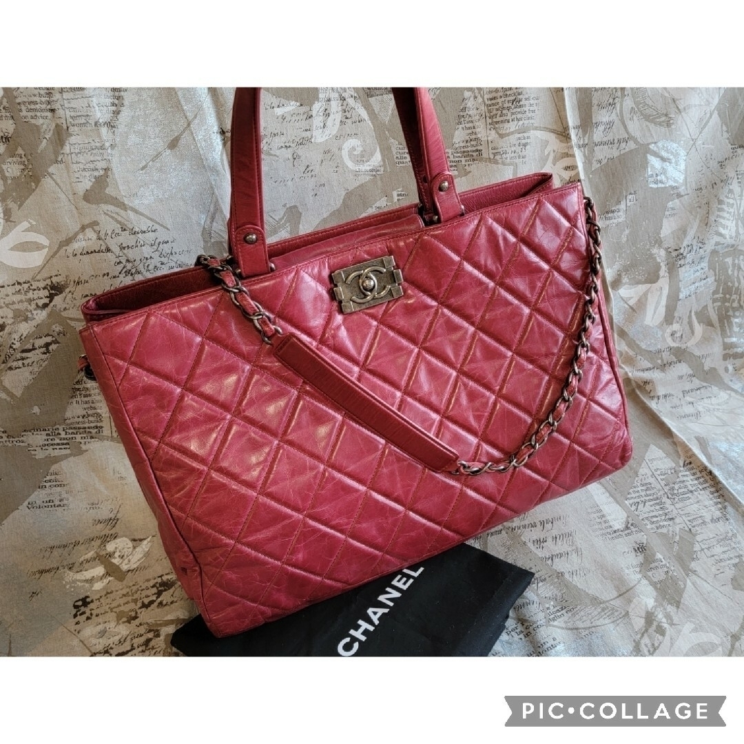 極美品 レア CHANEL ボーイシャネル 2way ショルダー＆トートバッグ