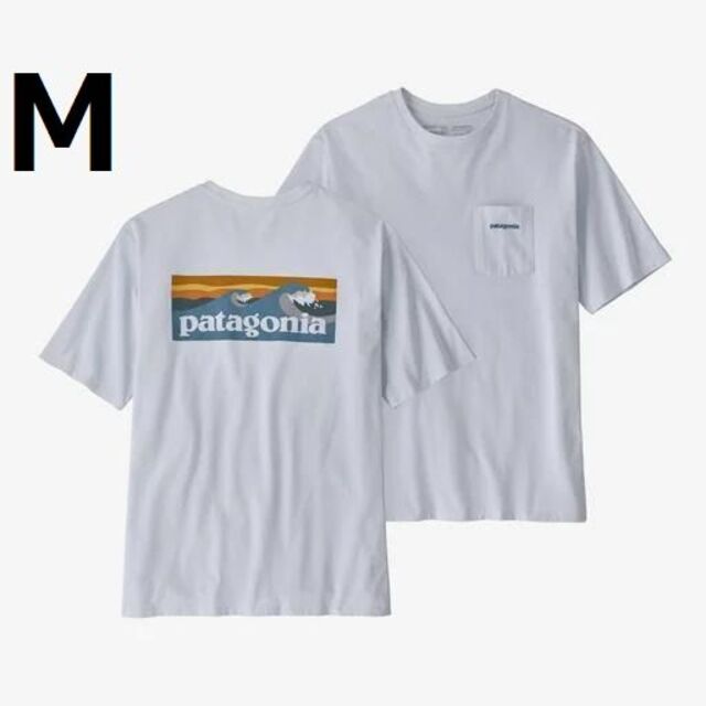 【新品】37655 M ボードショーツ ロゴ ポケット Tシャツ パタゴニア 白