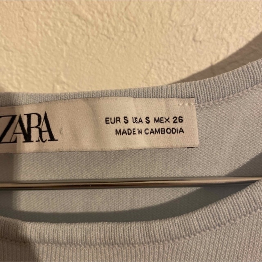 ZARA(ザラ)のzara ノースリーブニット レディースのトップス(タンクトップ)の商品写真