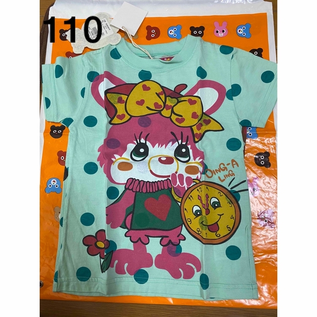 GrandGround(グラグラ)の新品　グラグラ　110  半袖Tシャツ キッズ/ベビー/マタニティのキッズ服女の子用(90cm~)(Tシャツ/カットソー)の商品写真