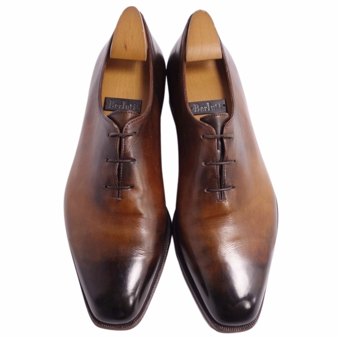 ベルルッティ Berluti レザー シューズ ビジネスシューズ アレッサンドロ ホールカット カーフレザー 革靴 メンズ 7.5(26cm相当) ブラウン ベルルッティ Berluti レザー シューズ ビジネスシューズ アレッサンドロ ホールカット カーフレザー 革靴 メンズ 7.5(26cm相当) ブラウン