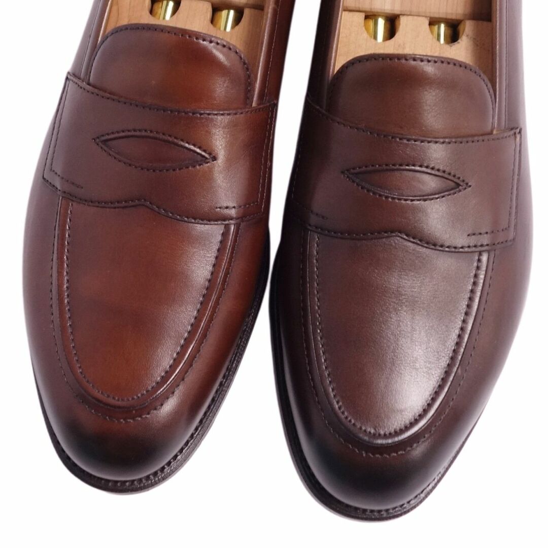 EDWARD GREEN(エドワードグリーン)の未使用 エドワードグリーン EDWARD GREEN ローファー コインローファー PICCADILLY ピカデリー カーフレザー 革靴 メンズ 6.5E(25.5cm相当) ブラウン メンズの靴/シューズ(ドレス/ビジネス)の商品写真