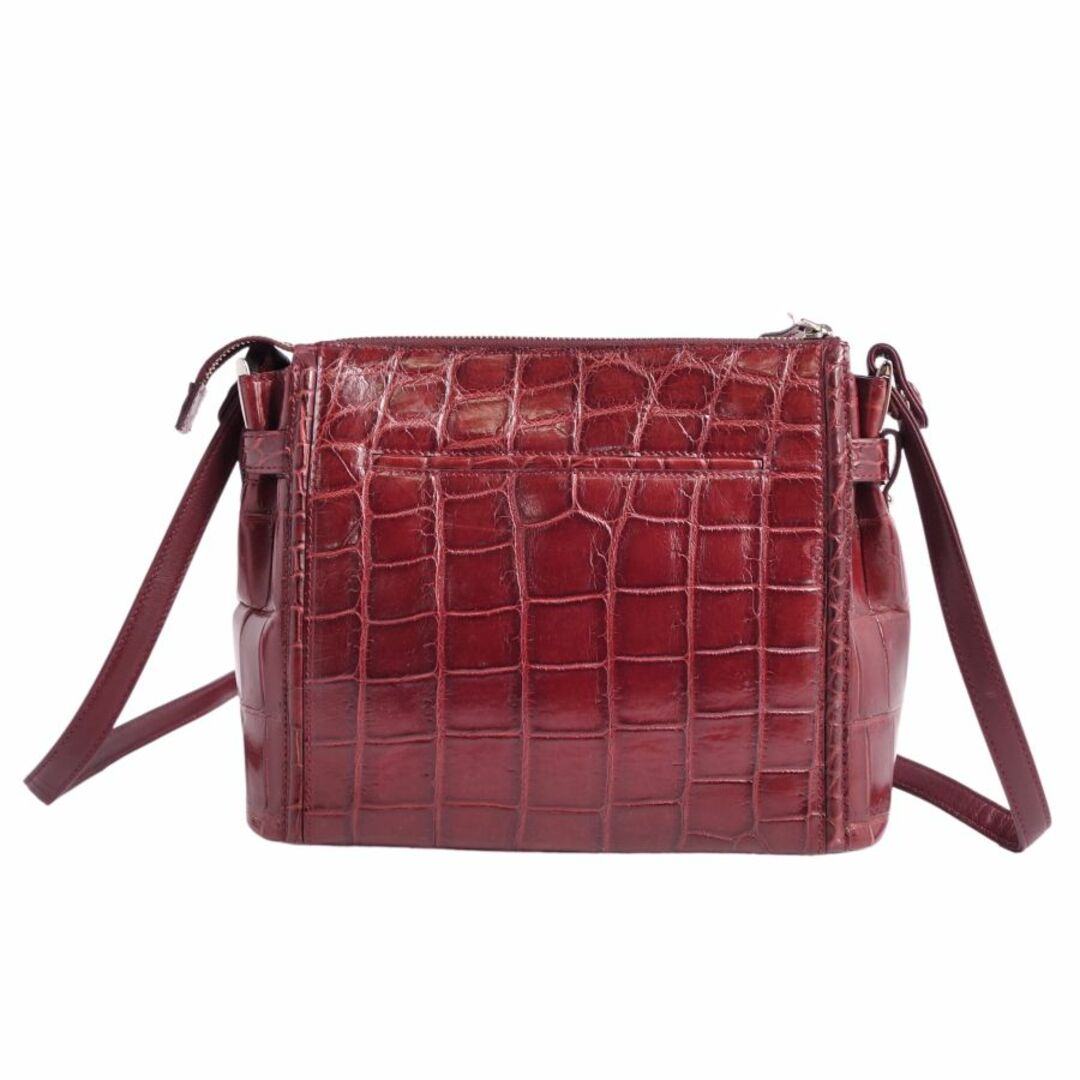 極美品 JRA Clair バッグ クロコダイル ハンドバッグ ショルダー 極美品 JRA Clair バッグ クロコダイル ハンドバッグ ショルダー