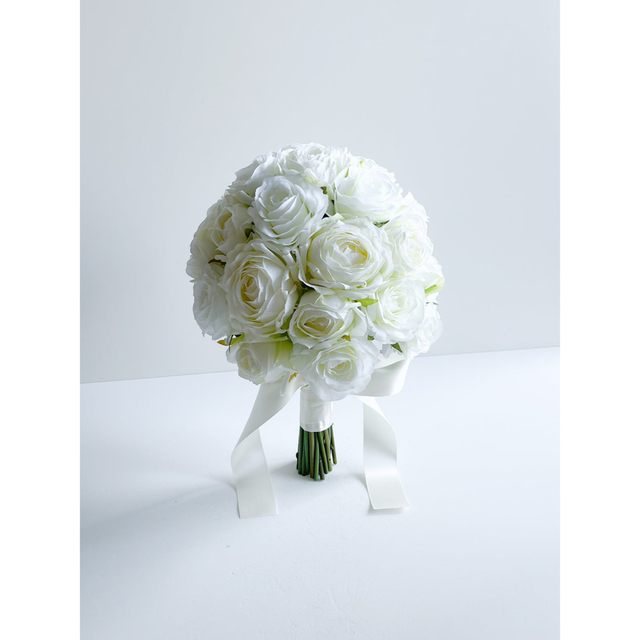 結婚式　ブーケ　ブートニア　薔薇　造花 | フリマアプリ ラクマ