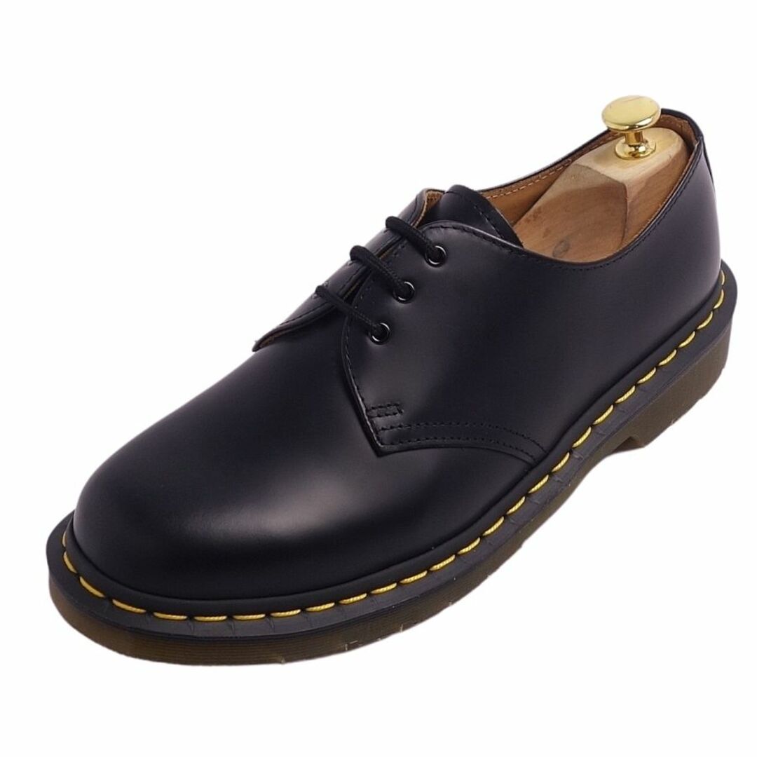 未使用 ドクターマーチン Dr.Martens レザーシューズ 10085 スムースカーフ 3ホール 革靴 シューズ 靴 メンズ UK9 US10(28cm相当) ブラックカラーブラック