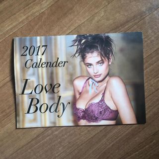 ヴィクトリアズシークレット(Victoria's Secret)の送料込み☆ヴィクシーモデル☆2017年カレンダー☆グリッターの付録☆(カレンダー/スケジュール)