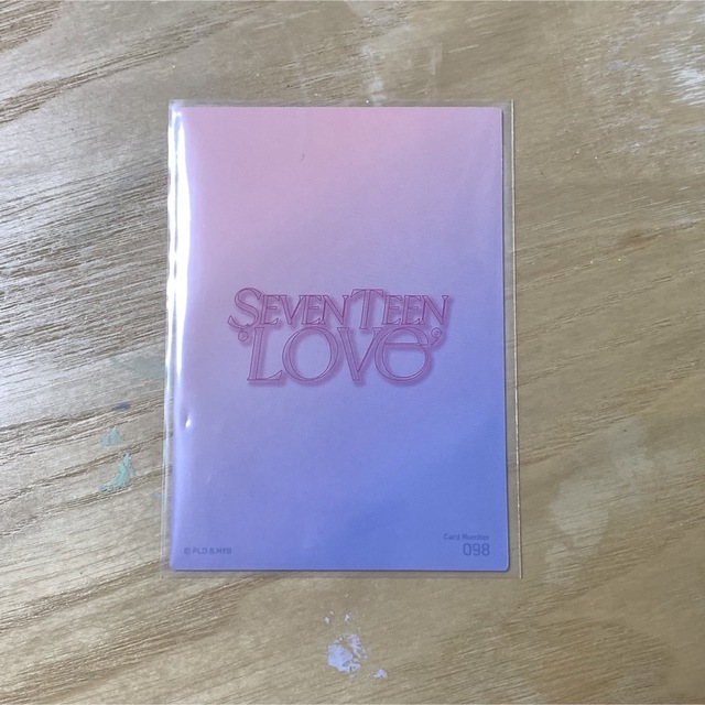SEVENTEEN LOVE ウジ トレカ エンタメ/ホビーのCD(K-POP/アジア)の商品写真